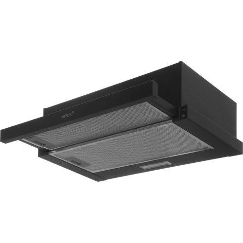 Вытяжка встраиваемая/ Вытяжка встраиваемая Vitek VT-TH 6020 BK черный управление: кулисные переключатели (1 мотор)