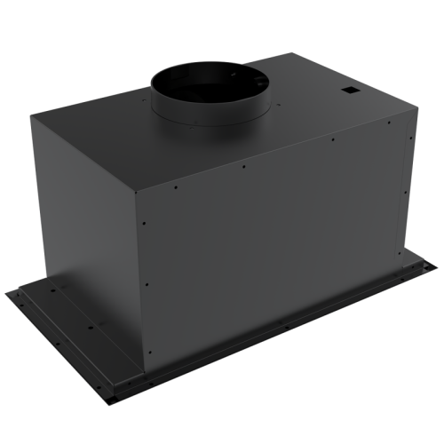 Встраиваемая вытяжка MIDEA/ MDK/Встраиваемая вытяжка MIDEA, ширина 52 см, механическое управление, LED освещение, 3 скорости, максимальная производительность 1150 м3/ч, режим рециркуляции, угольный фильтр в комплекте, уровень шума 72 дБ, цвет черный