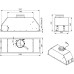 Встраиваемая вытяжка FALMEC GRUPPO INCASSO PLUS 105, серия Design, 105 см, электронное/кнопочное управление, светодиодное освещение Dynamic Led Light, периметральное всасывание, 4 скорости, отвод/циркуляция, таймер, максимальная производительность 800 м3/