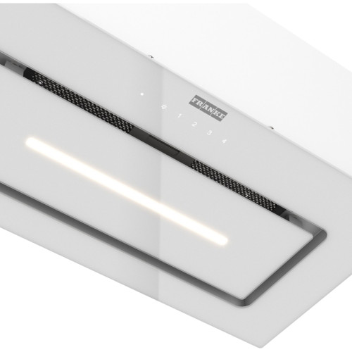 Вытяжка Franke 305.0738.596/ Best, Вытяжка LUCE 60 WH, Встраиваемая вытяжка, воздухопроизводительность 1000 м3/ч, периметральное всасывание, сенсорное управление, пульт ДУ в комплекте, таймер остаточного хода, LED лента, цвет: белый