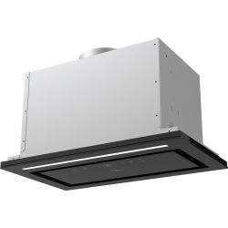 Встраиваемая вытяжка MIDEA/ MDK/Встраиваемая вытяжка MIDEA, 52 см, отвод/рециркуляция, 1150 м3/ч, управление жестами+сенсорное управление, управление со смартфона, датчик задымления, 3 скорости, LED освещение, система периметрического всасывания, угольный