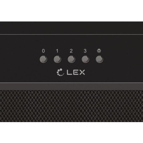 Вытяжка встраиваемая/ Вытяжка встраиваемая Lex Hyper 600 Inverter BBL черный управление: кнопочное (1 мотор)