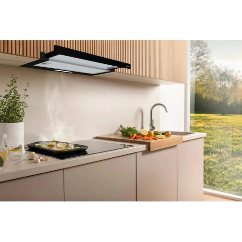 Вытяжка встраиваемая/ Вытяжка встраиваемая Gorenje TH60E7XB нержавеющая сталь управление: кнопочное (1 мотор)