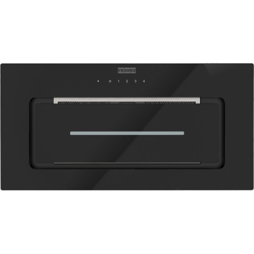 Вытяжка Franke 305.0738.597/ Best, Вытяжка LUCE 60 BK, Встраиваемая вытяжка, воздухопроизводительность 1000 м3/ч, периметральное всасывание, сенсорное управление, пульт ДУ в комплекте, таймер остаточного хода, LED лента, цвет: черный