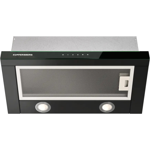 Встраиваемая вытяжка KUPPERSBERG/ Встраиваемая вытяжка KUPPERSBERG, телескопическая, High-Tech, 60 см, таймер, периметральное всасывание, обратный клапан, регулировка яркости освещения, механическое управление, 3 скорости + турбо режим, макс. Производител