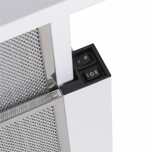 ВЫТЯЖКА MAUNFELD VS LIGHT 60 БЕЛЫЙ/ ВЫТЯЖКА MAUNFELD VS LIGHT 60 БЕЛЫЙ VS LIGHT 60 WHITE Тип: встраиваемая  Цвет: белый  Управление: колыбельное  Ширина, мм: 600  Полная потребляемая мощность, Вт: 140 Количество скоростей: 2  Максимальная производительнос