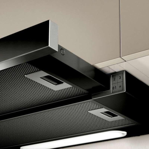 Вытяжка встраиваемая/ Вытяжка встраиваемая Elica Elite 14 Lux BL/A/60 черный управление: кнопочное (1 мотор)