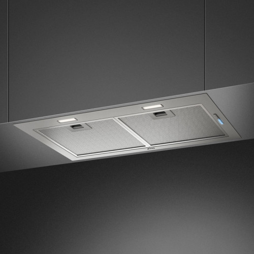 Встраиваемая вытяжка Smeg/ Встраиваемая вытяжка Smeg, 72 см, полновстраиваемая, электронное управление, 3 скорости, 580 м3/ч, цвет нержавеющая сталь