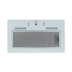 Вытяжка Midea/ MDK/Вытяжка, полностью встраиваемая, ширина 52 см, отвод/рециркуляция, 900 м3/час, управление жестами + сенсор, поверхность из стекла, 3 скорости, LED освещение 2*1,5 Вт, алюминиевый жироулавливающий фильтр, Угольный фильтр CFM10 поставляет