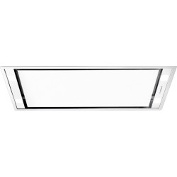 Встраиваемая вытяжка FALMEC STELLA PLUS IS.120 WHITE, серия Design+, 127 см, потолочная, пульт ДУ в комплекте, электронное/кнопочное управление, светодиодное освещение Dynamic Led Light, периметральное всасывание, 4 скорости, отвод/циркуляция, угольный фи