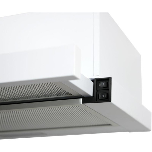 Вытяжка встраиваемая/ Вытяжка встраиваемая Lex Hubble 2M 600 белый управление: кнопочное (2 мотора)
