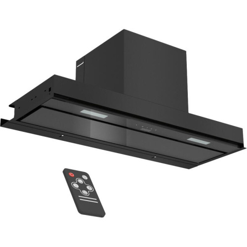 Вытяжка Franke 305.0738.601/ Best, Вытяжка EVO 90 BK, Встраиваемая вытяжка, воздухопроизводительность 1000 м3/ч, периметральное всасывание, сенсорное управление, пульт ДУ в комплекте, таймер остаточного хода, низковольтная панель - позволяет установить вы