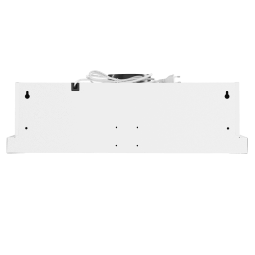 Встраиваемая вытяжка MAUNFELD/ Встраиваемая вытяжка MAUNFELD Clyde 50 Glass White Тип: телескопическая Цвет: белый Управление: колыбельное Ширина, мм: 500 Полная потребляемая мощность, Вт: 100 Количество скоростей: 2 Максимальная производительность, м3/ч: