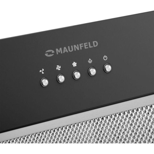 Кухонная вытяжка MAUNFELD/ Кухонная вытяжка MAUNFELD TRAPEZE 602M BLACK Кухонная вытяжка MAUNFELD TRAPEZE 602M, полновстраиваемая, 3 скорости, 1150 м3/ч, электронное управление, энергоэффективность В, уровень шума 54 дБ, цвет черный