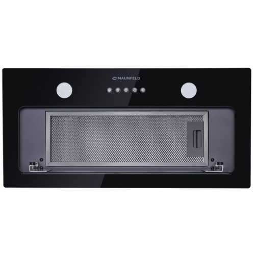 Кухонная вытяжка MAUNFELD/ Кухонная вытяжка MAUNFELD TRAPEZE 601GG BLACK Кухонная вытяжка MAUNFELD TRAPEZE 601GG, полновстраиваемая, 3 скорости, 1150 м3/ч, механическое управление, уровень шума 54 дБ, цвет черный