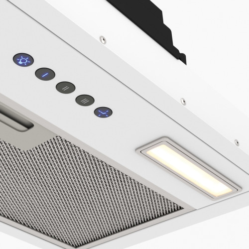 Вытяжка Franke FLICK/ Best, FLICK WH 60, 1000 м3/ч, 62 дБ, цвет белый, угольный фильтр Ф-08