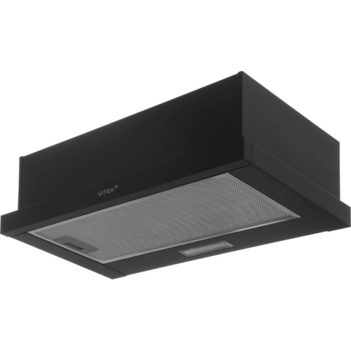 Вытяжка встраиваемая/ Вытяжка встраиваемая Vitek VT-TH 6020 BK черный управление: кулисные переключатели (1 мотор)
