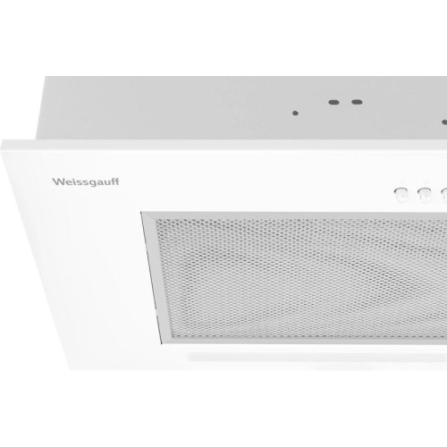 Вытяжка встраиваемая/ Вытяжка встраиваемая Weissgauff Integra 850 PB WH белый управление: кнопочное (1 мотор)