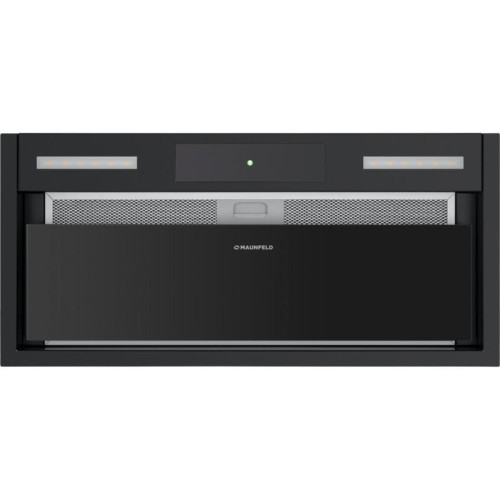 ВЫТЯЖКА MAUNFELD FANTASY 60 Black/ Полновстраиваемая вытяжка,60 см, 1050 м3/ч, до 50м2, бесконтактное управление, уровень шума 48дБ, 1 жироулавливающий фильтр, энергоэффективность В, пульт ДУ, угольный фильтр CF190C (опция), цвет черный
