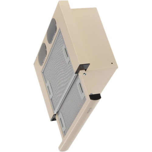 Вытяжка встраиваемая/ Вытяжка встраиваемая Elikor Интегра 45П-400-В2Л кремовый управление: кнопочное (1 мотор)