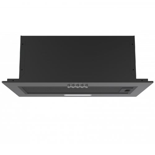 Встраиваемая вытяжка MIDEA/ Встраиваемая вытяжка MIDEA, ширина 52 см, кнопочное управление, LED освещение, 3 скорости, максимальная производительность 400 м3/ч, режим рециркуляции, угольный фильтр в комплекте, уровень шума 65 дБ, цвет черный