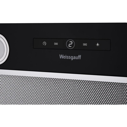Вытяжка встраиваемая/ Вытяжка встраиваемая Weissgauff BOX 1200 BL черный управление: сенсорное (1 мотор)