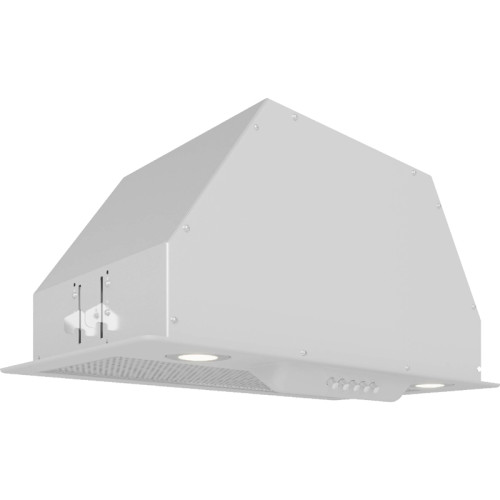 Полновстраиваемая вытяжка KORTING/ Полновстраиваемая вытяжка KORTING, 52 см, 3 режима, 500 м3/ч, кнопочное управление, воздухоотвод , рециркуляция, 1 мотор, LED освещение, угольный фильтр KIT 0282 (опция), уровень шума 54 дБ, цвет белый