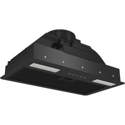 Вытяжка Franke FLICK/ Best, FLICK BK 60, 1000 м3/ч, 62 дБ, цвет черный, угольный фильтр Ф-08