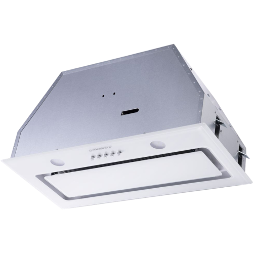 Кухонная вытяжка MAUNFELD/ Кухонная вытяжка MAUNFELD TRAPEZE 601GG WHITE Кухонная вытяжка MAUNFELD TRAPEZE 601GG, полновстраиваемая, 3 скорости, 1150 м3/ч, механическое управление, уровень шума 54 дБ, цвет белый