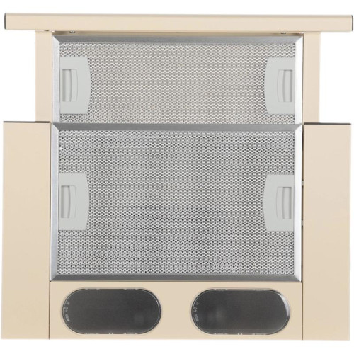 Вытяжка встраиваемая/ Вытяжка встраиваемая Elikor Интегра 45П-400-В2Л кремовый управление: кнопочное (1 мотор)