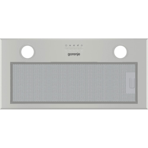 Встраиваемая вытяжка/ Встраиваемая вытяжка BHI626E6X полновстраиваемая вытяжка, 60 см, 677 м3.ч, отвод/рециркуляция, шхвхг: 60.5х25.3х29 см, цвет: нержавеющая сталь