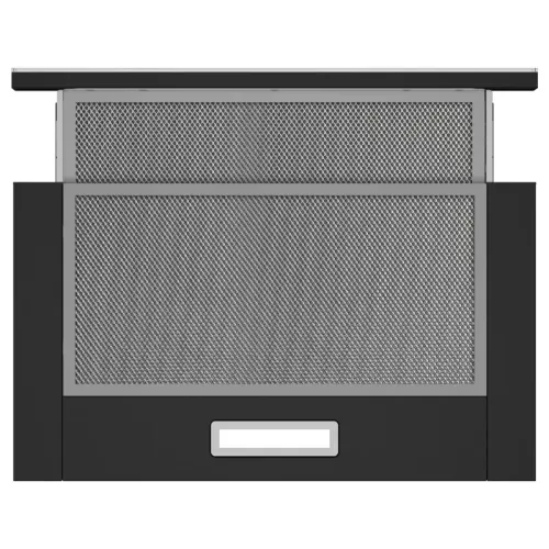 Встраиваемая вытяжка EVELUX, телескопическая, 50 см, 2 скорости, произваодительность 710 м3/ч, механическое управление, LED освещение, Hi-Tech, цвет черный