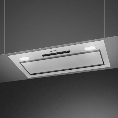 Встраиваемая вытяжка Smeg/ Встраиваемая вытяжка, 60 см, электронное управление, периметральное всасывание, энергопотребление В, производительность 660 м3/ч, цвет нержавеющая сталь