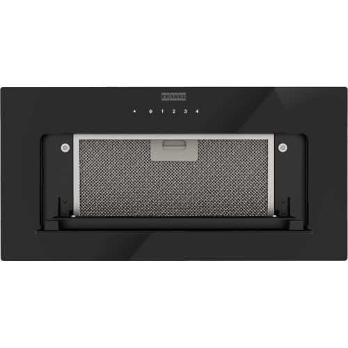 Вытяжка Franke 305.0738.597/ Best, Вытяжка LUCE 60 BK, Встраиваемая вытяжка, воздухопроизводительность 1000 м3/ч, периметральное всасывание, сенсорное управление, пульт ДУ в комплекте, таймер остаточного хода, LED лента, цвет: черный