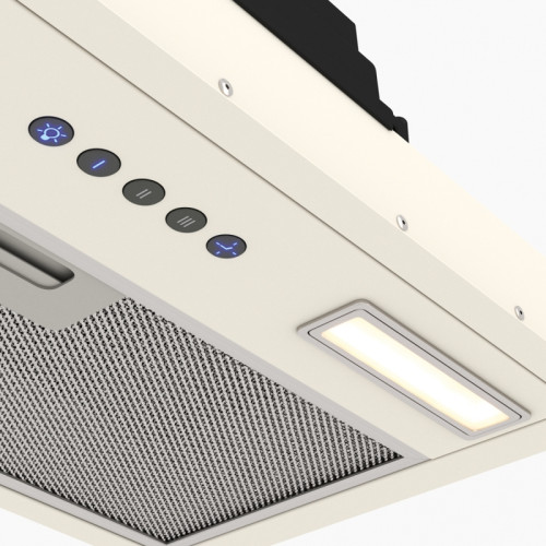 Вытяжка Franke FLICK/ Best, FLICK BG 60, 1000 м3/ч, 62 дБ, цвет бежевый, угольный фильтр Ф-08