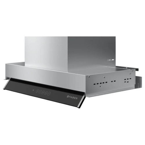 Встраиваемая вытяжка Faber/ BETTER, IN-NOVA TOUCH X/BK A60, встраиваемая, 60 см, 670 м3/ч, электронное управление, 3 скорости + интенсивный режим, LED освещение, цвет черный/серебристый