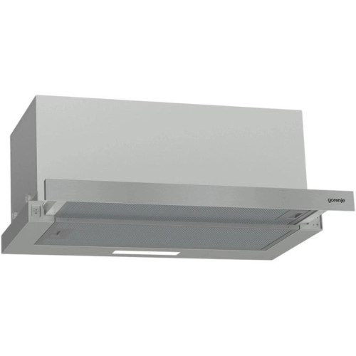 Вытяжка встраиваемая/ Вытяжка встраиваемая Gorenje TH60E5X нержавеющая сталь управление: кнопочное (1 мотор)