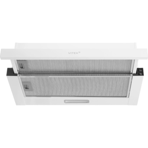 Вытяжка встраиваемая/ Вытяжка встраиваемая Vitek VT-TH 6020 W белый управление: кулисные переключатели (1 мотор)