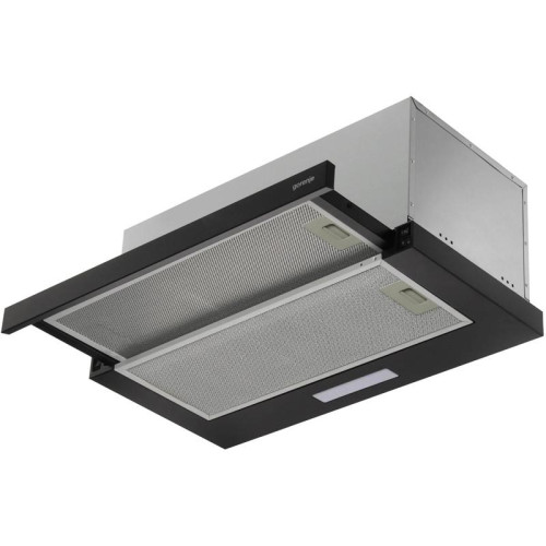 Вытяжка встраиваемая/ Вытяжка встраиваемая Gorenje TH60E6XB серебристый управление: кнопочное (1 мотор)