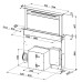 Встраиваемая в столешницу вытяжка Faber/ BEST,  Встраиваемые в столешницу FABULA PLUS EVO+BK A60