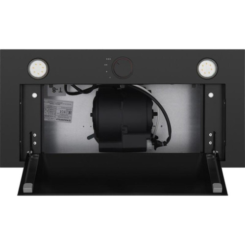 ВЫТЯЖКА MAUNFELD CROSBY HARDY 60 BLACK/ Полновстраиваемая, 60см, 1000 м3, механическое управление, LED, площадь кухни до 35м2, опция: угольный фильтр CF140C, черная