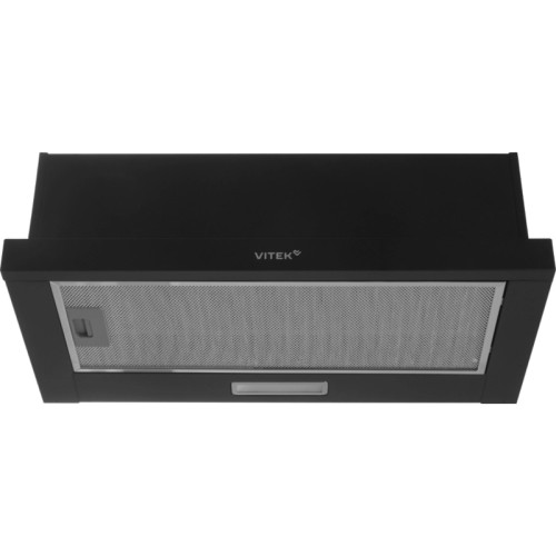 Вытяжка встраиваемая/ Вытяжка встраиваемая Vitek VT-TH 6020 BK черный управление: кулисные переключатели (1 мотор)