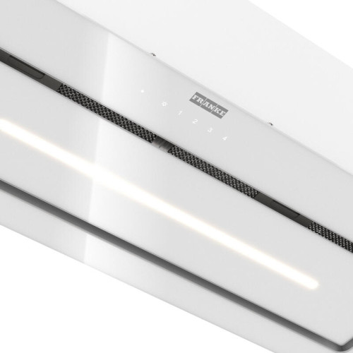 Вытяжка Franke 305.0738.599/ Best, Вытяжка LUCE 90 WH, Встраиваемая вытяжка, воздухопроизводительность 1000 м3/ч, периметральное всасывание, сенсорное управление, пульт ДУ в комплекте, таймер остаточного хода, LED лента, цвет: белый