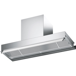 Встраиваемая в шкаф вытяжка Faber/ BETTER, IN-NOVA ZERO DRIP LITE A75, полновстраиваемая, ширина 75 см, 710 м3/ч, сенсорное управление, 49дБ, LED освещение, нержавеющая сталь/белое стекло