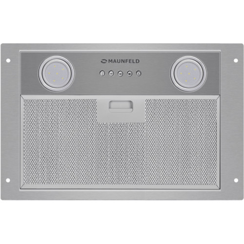 Встраиваемая вытяжка MAUNFELD/ Встраиваемая вытяжка, 45 см, 450 м3/ч, 47 дБ, 3 скорости, нержавеющая сталь