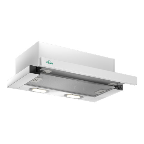 Retail&Kitchen, BEST, Кухонная вытяжка ELIKOR КВ Интегра GLASS 60П-650-В2Л, белый/стекло белое