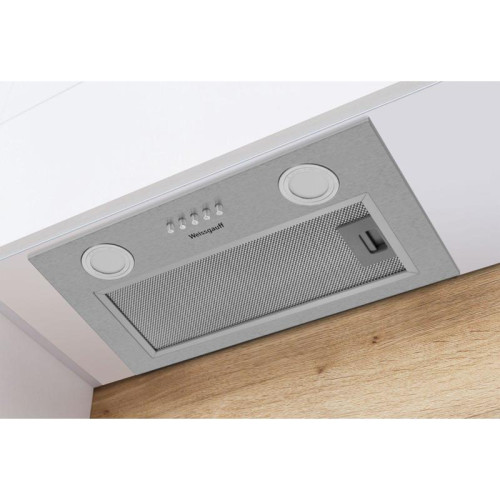 Вытяжка встраиваемая/ Вытяжка встраиваемая Weissgauff Box 455 Inox нержавеющая сталь управление: кнопочное (1 мотор)