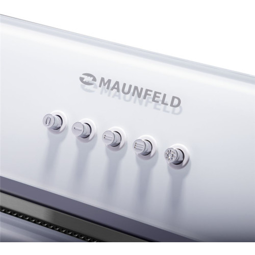 Кухонная вытяжка MAUNFELD/ Кухонная вытяжка MAUNFELD TRAPEZE 601GG WHITE Кухонная вытяжка MAUNFELD TRAPEZE 601GG, полновстраиваемая, 3 скорости, 1150 м3/ч, механическое управление, уровень шума 54 дБ, цвет белый