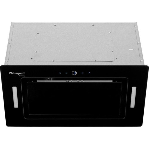 Вытяжка встраиваемая/ Вытяжка встраиваемая Weissgauff Aura 850 черный управление: кнопочное (1 мотор)