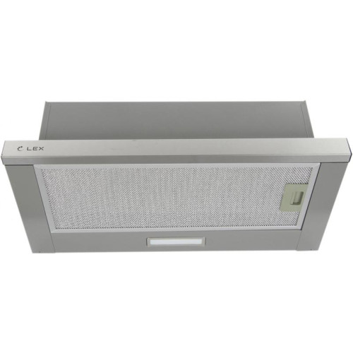 Вытяжка встраиваемая/ Вытяжка встраиваемая Lex Hubble 600 нержавеющая сталь управление: кнопочное (1 мотор)